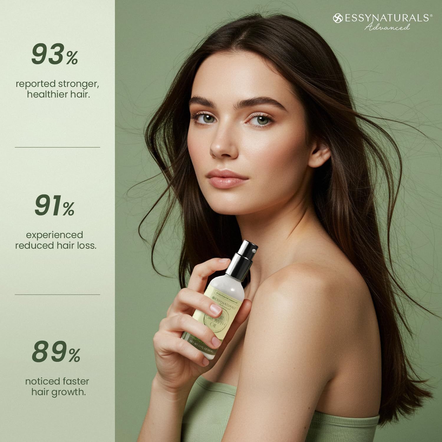 EssyNaturals: etiqueta clara y diseño práctico para uso diario.