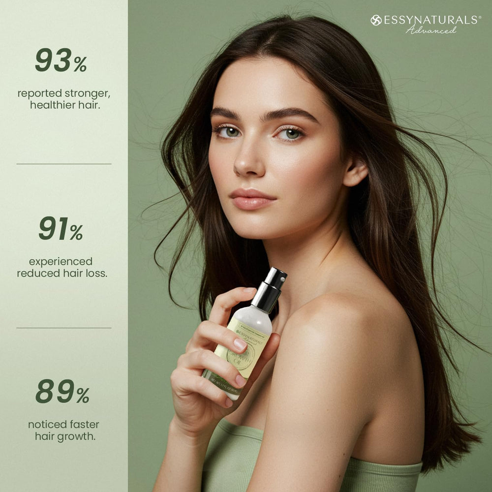 EssyNaturals: etiqueta clara y diseño práctico para uso diario.