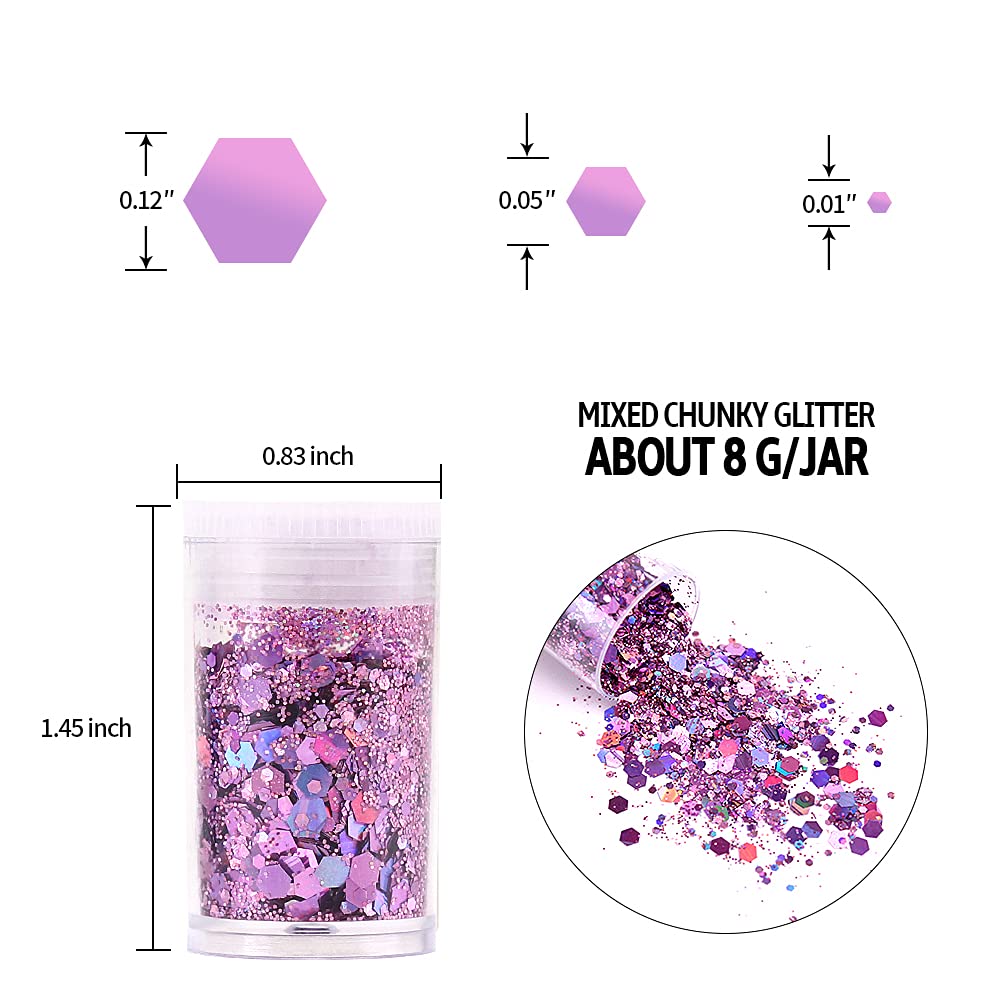 Estanoite glitter for face body eyes nails enhances festival makeup and personal style