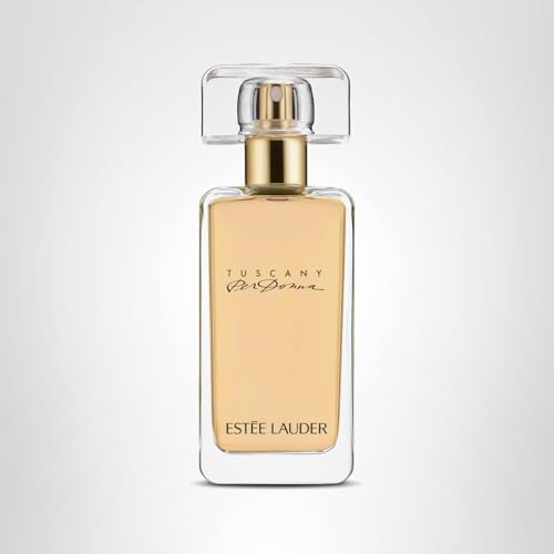 Estee Lauder Tuscany Per Donna amber-vanilla base conveys warmth and lasting richness.