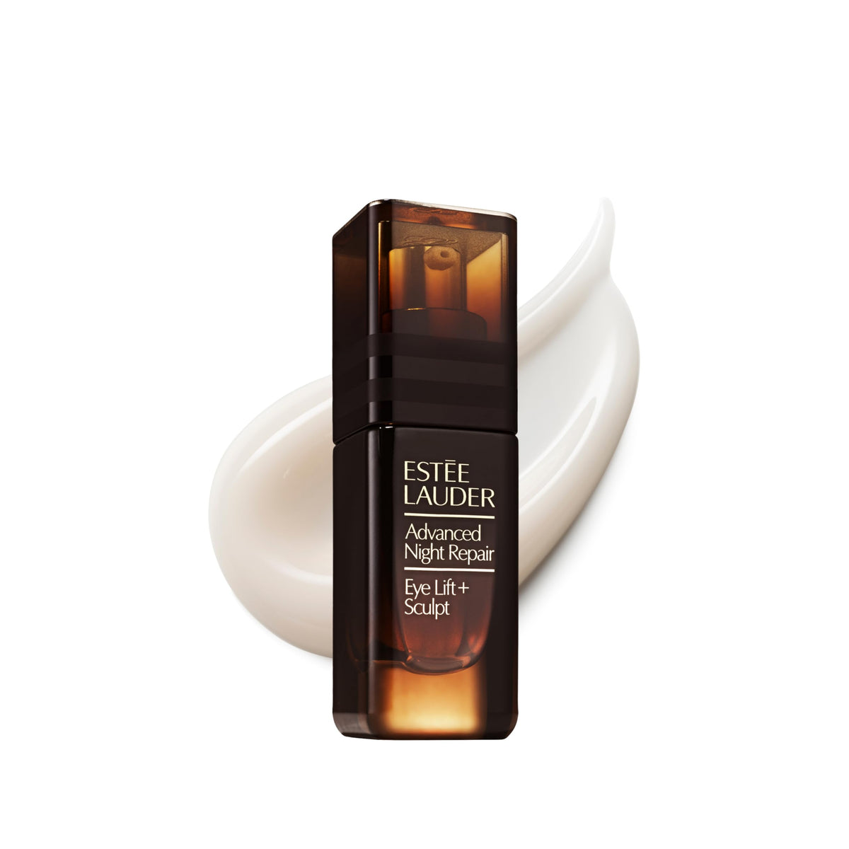 Estée Lauder Advanced Night Repair Eye Lift bottle shows 2HA Volume Filler for plump eyelids.