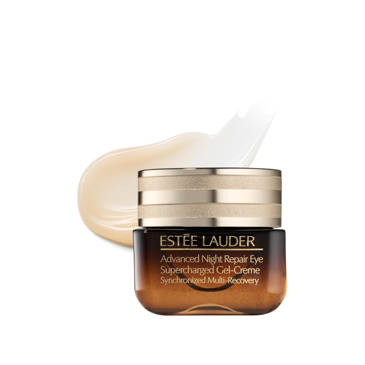 Estée Lauder Advanced Night Repair Eye gel-cream closeup showing lightweight brightness benefits