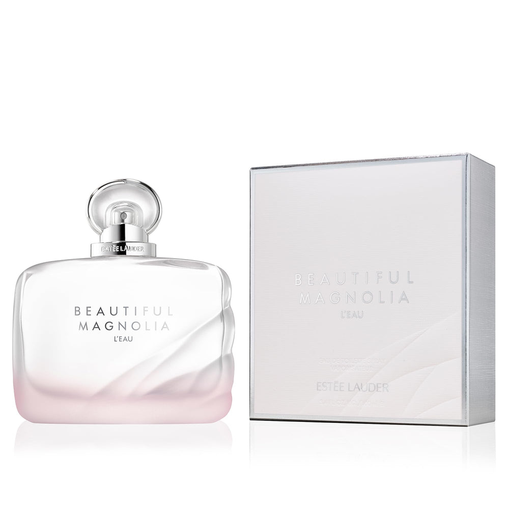 Estée Lauder Beautiful Magnolia L'Eau amber and cedarwood base for warm, enduring scent.