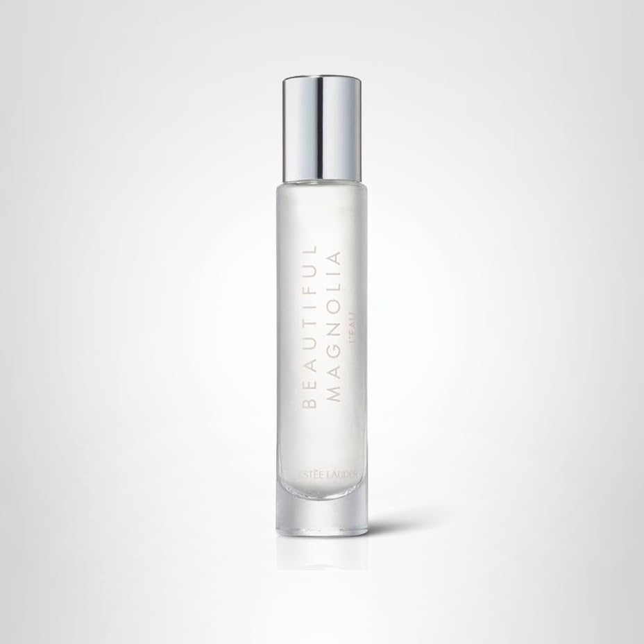Estée Lauder Beautiful Magnolia L'Eau travel-size bottle for on-the-go refreshment.