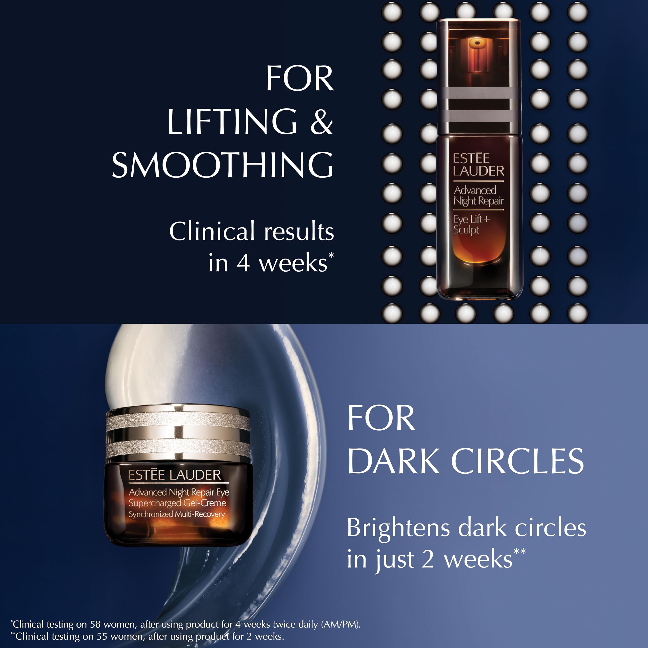 Estée Lauder Eye Lift travel-friendly packaging shown.