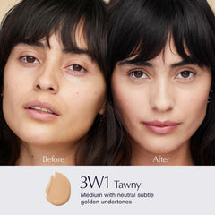 Estée Lauder Futurist Hydra Rescue application swirl for buildable medium-to-full coverage.