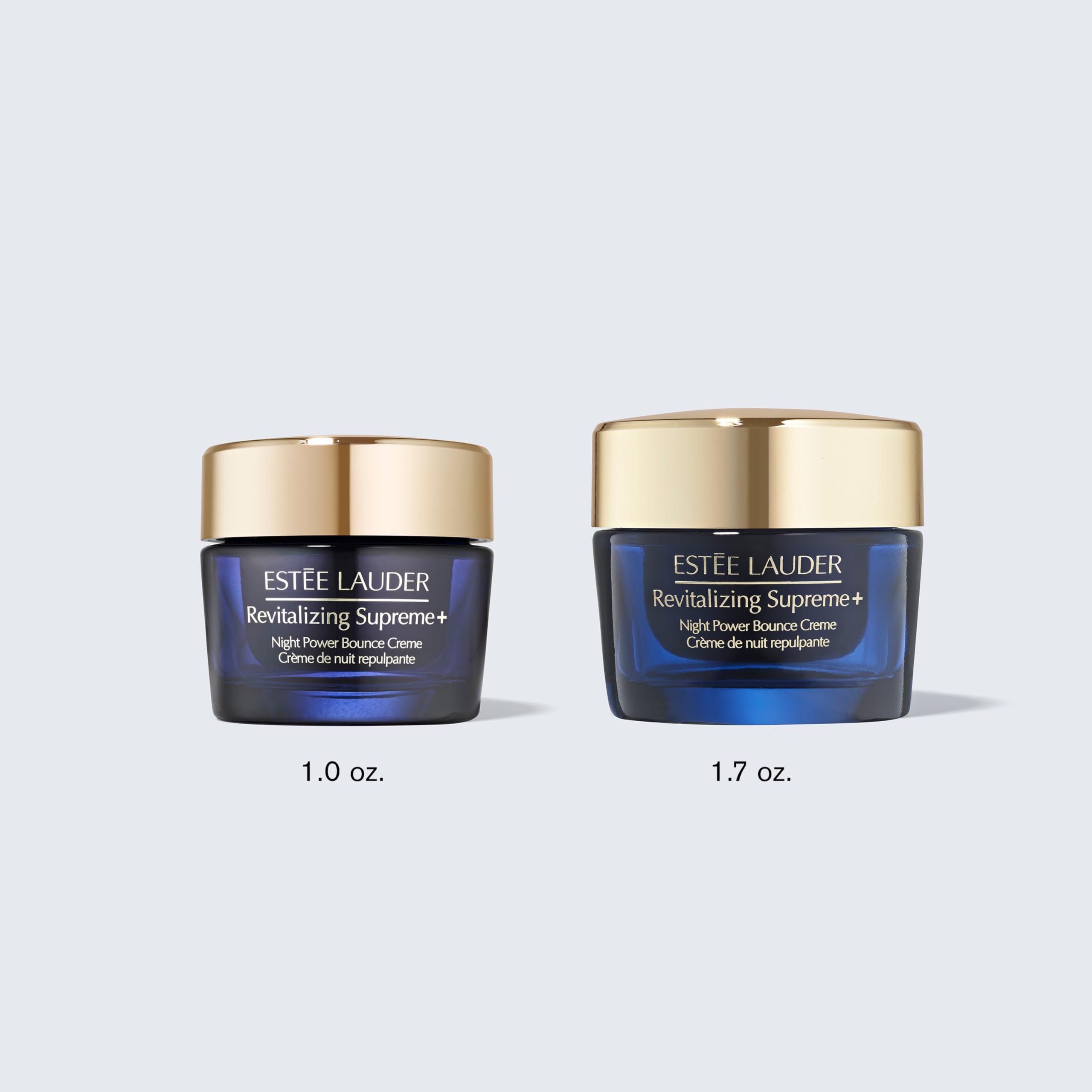 Estée Lauder recyclable glass jar on vanity highlighting sustainable packaging