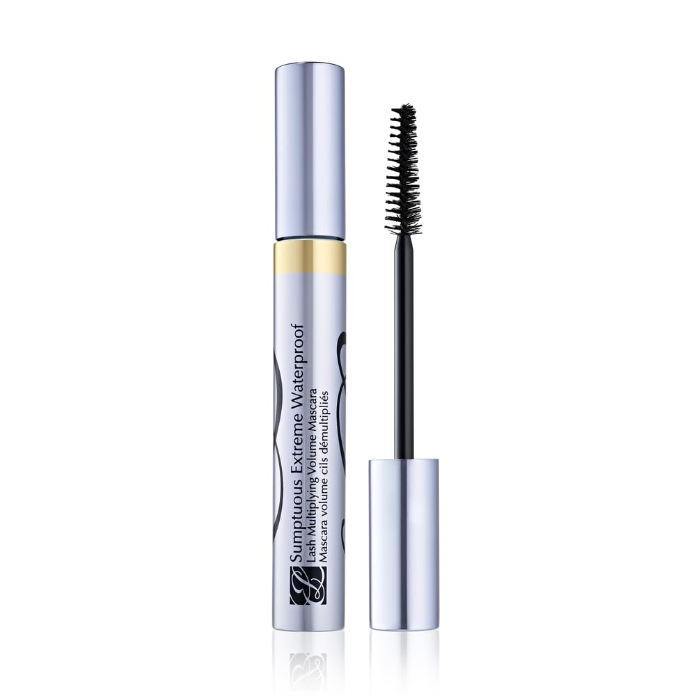 Estée Lauder Sumptuous Extreme Waterproof Mascara bottle delivering extreme volume.