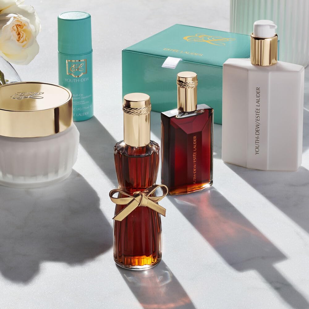 Estée Lauder Youth-Dew crema corporal de absorción rápida, ideal para uso diario.