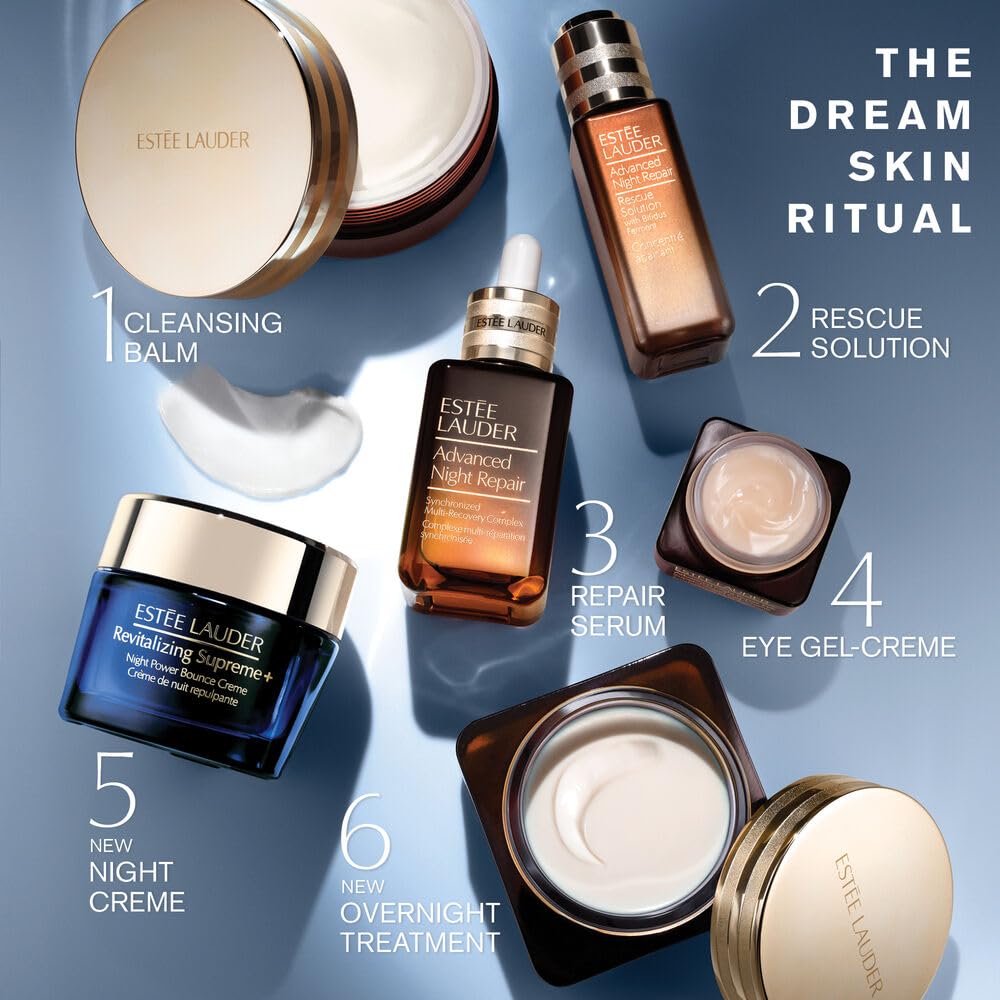 Estée Lauder Advanced Night Repair on nightstand ready for a simple nightly ritual.