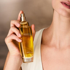 Estée Lauder Beautiful lily note close-up, delicate elegance for evening events