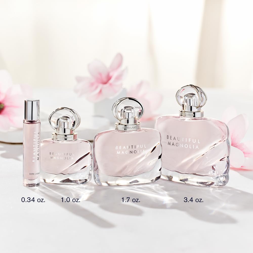 Estee Lauder Beautiful Magnolia note-graphic shows top to base notes