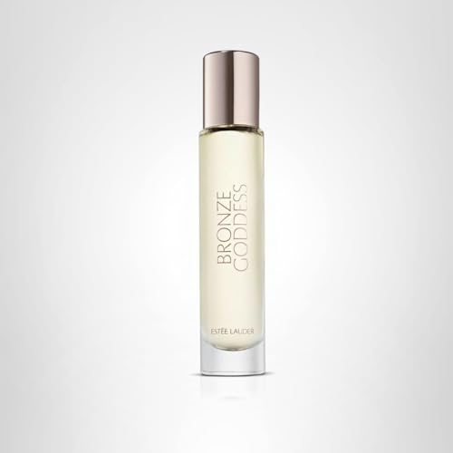 Product spray mist captured, suggesting easy, even application with Bronze Goddess.