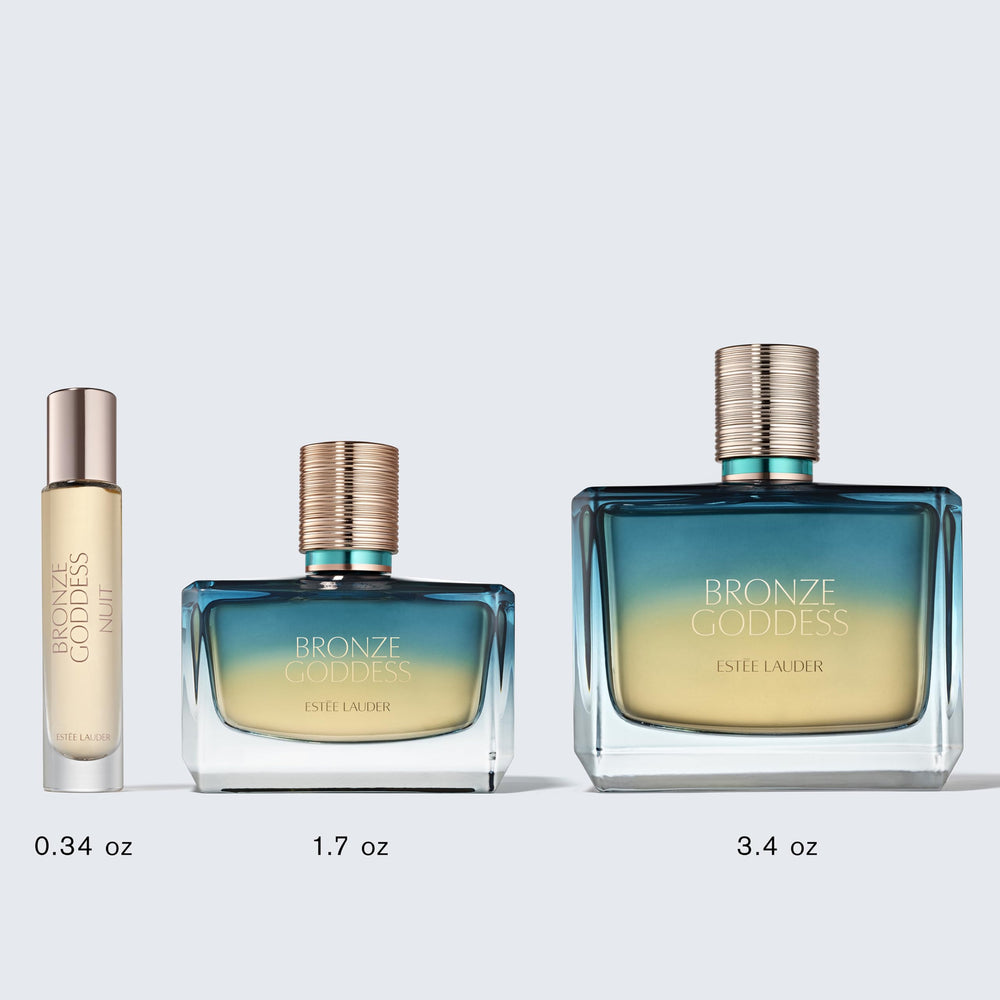 Estee Lauder Bronze Goddess Nuit night mood image suggests warm, captivating fragrance