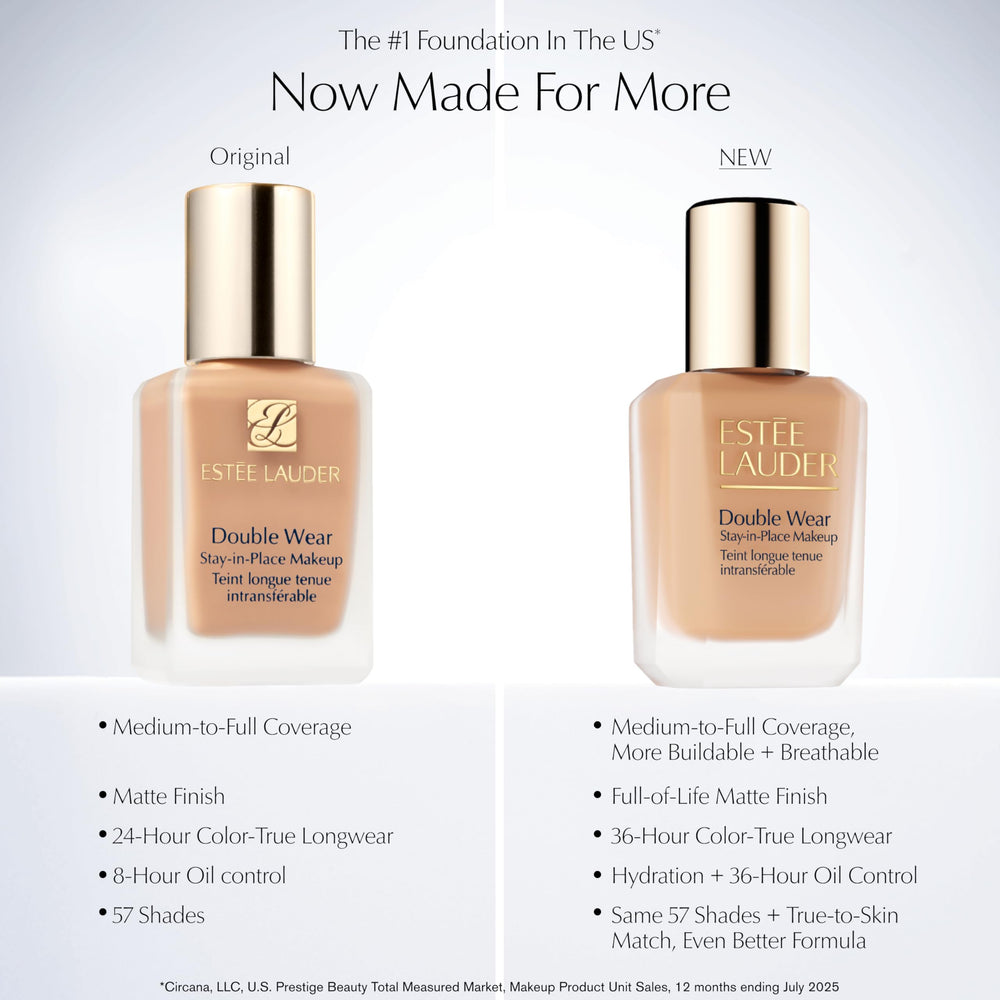 Estee Lauder Double Wear delivers 24-hour color-true finish.