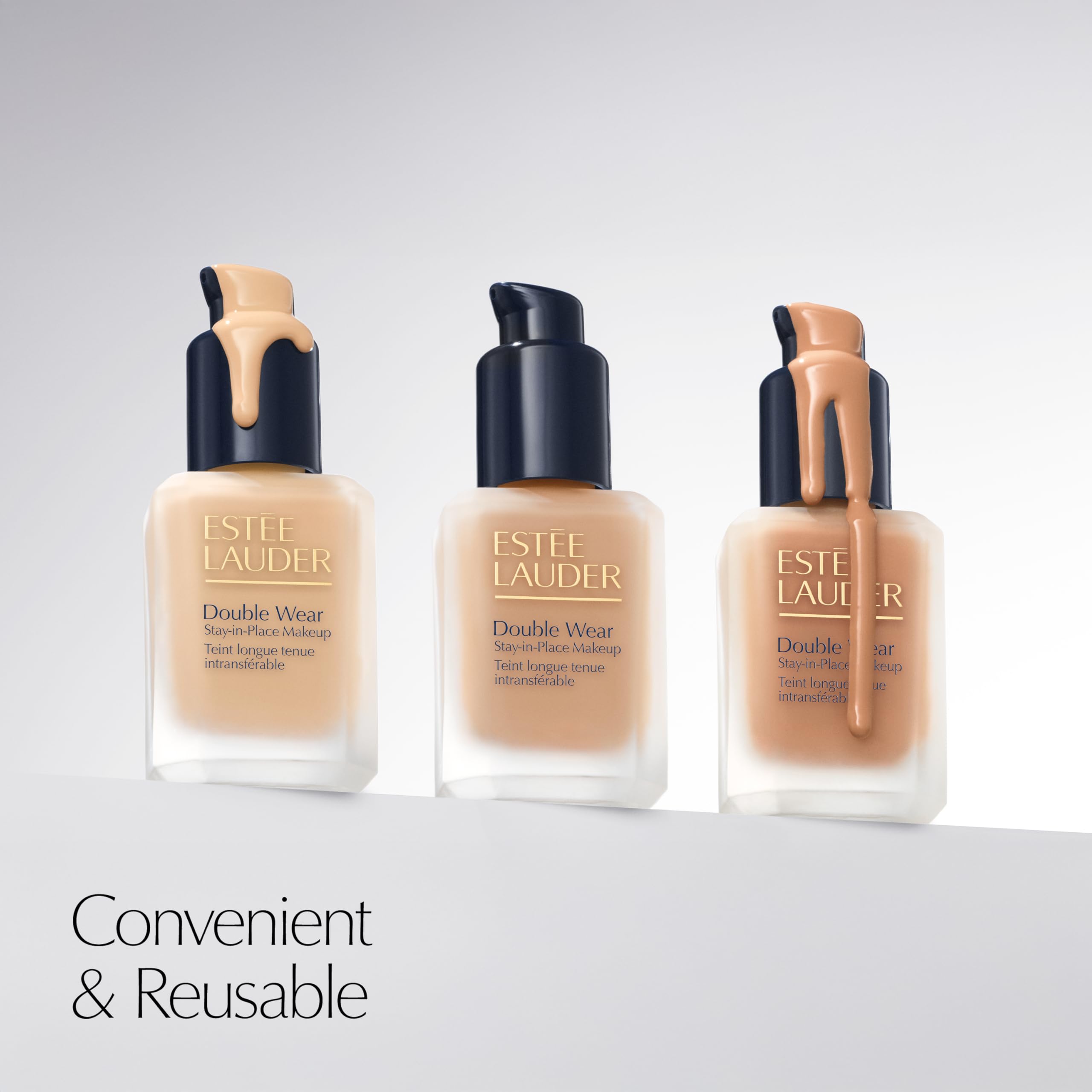 Acabado suave para la piel con Estée Lauder Double Wear.