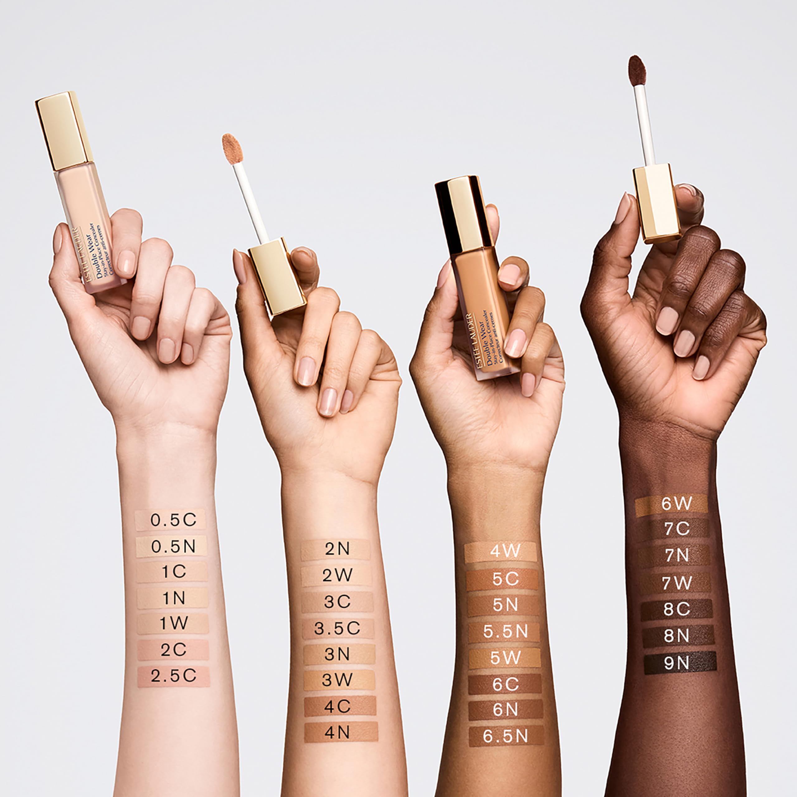 Estee Lauder Double Wear concealer uses hollow silica spheres for oil control.