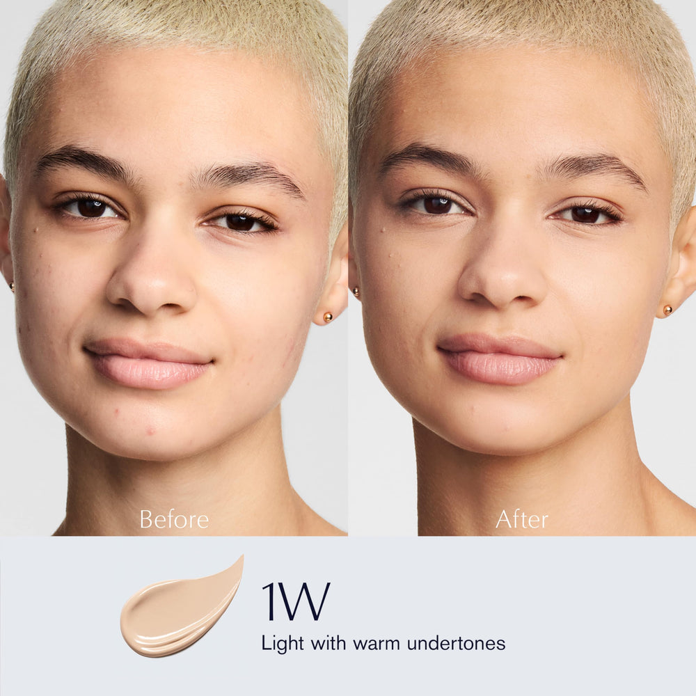 Estée Lauder Double Wear concealer macro curved side for all-over coverage