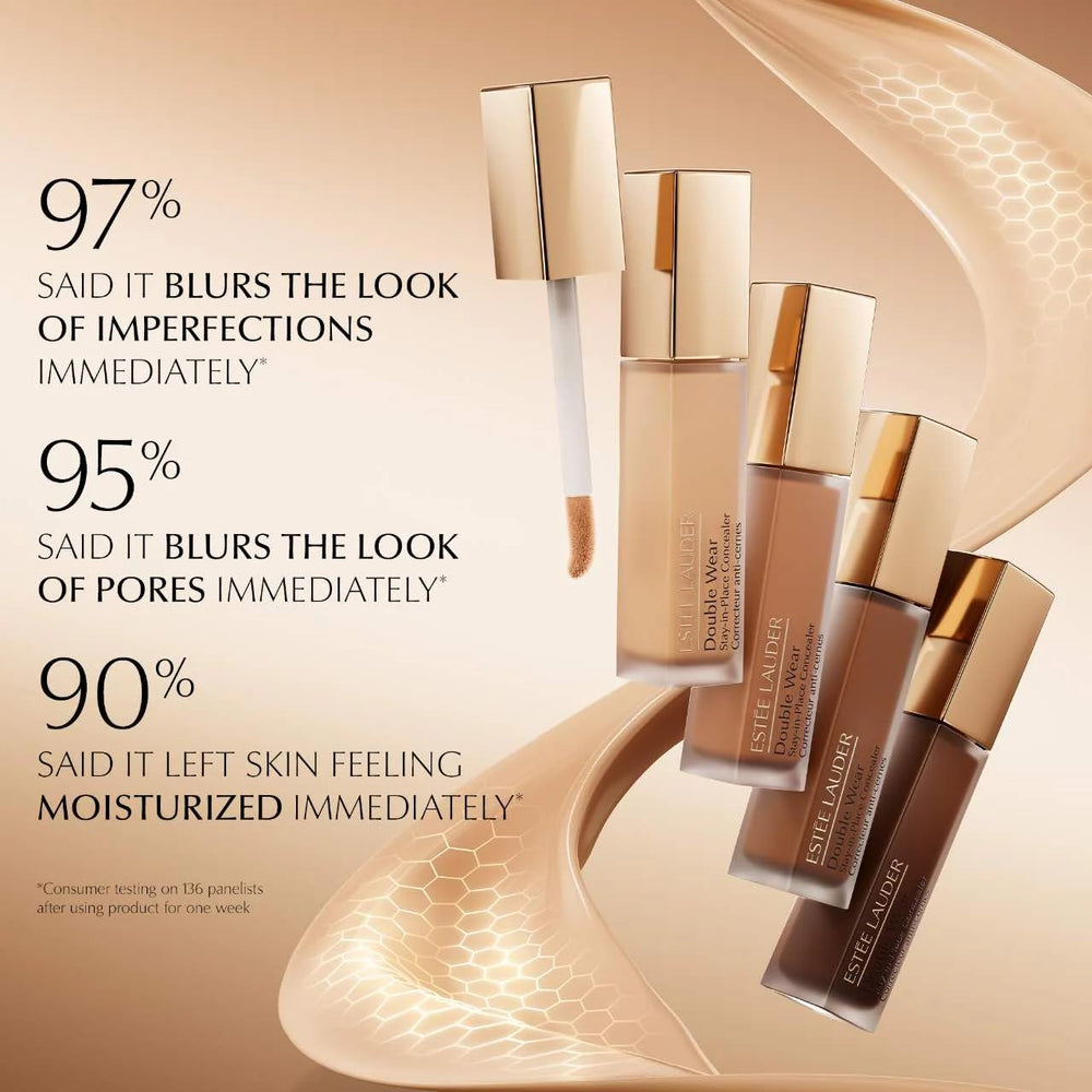 Estee Lauder Double Wear concealer offers a soft matte finish and long wear.