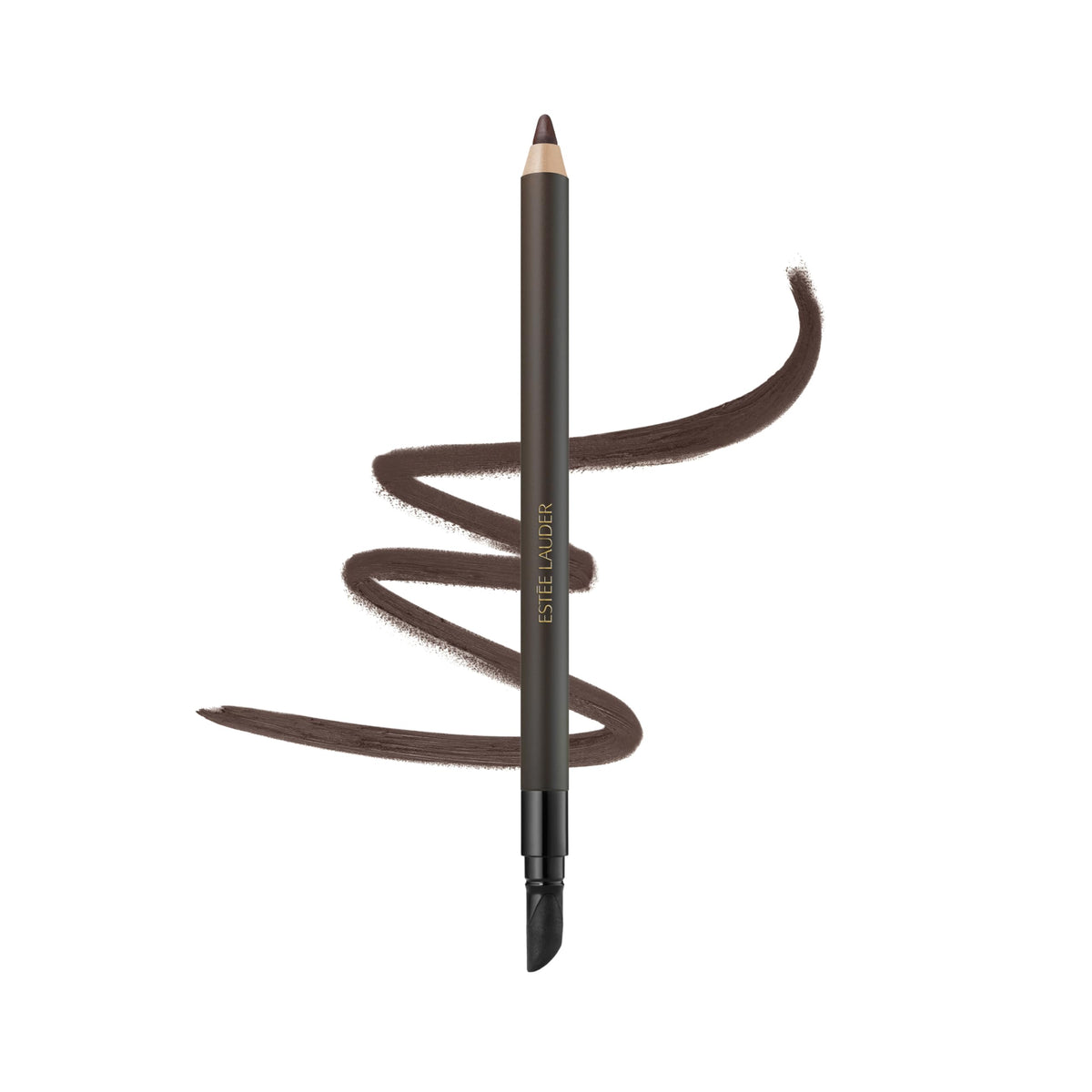 Estée Lauder Double Wear Eyeliner Espresso pencil closeup for precise definition and smooth application.