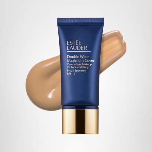 Estee Lauder Double Wear applied on skin to camouflage tattoos and spots.