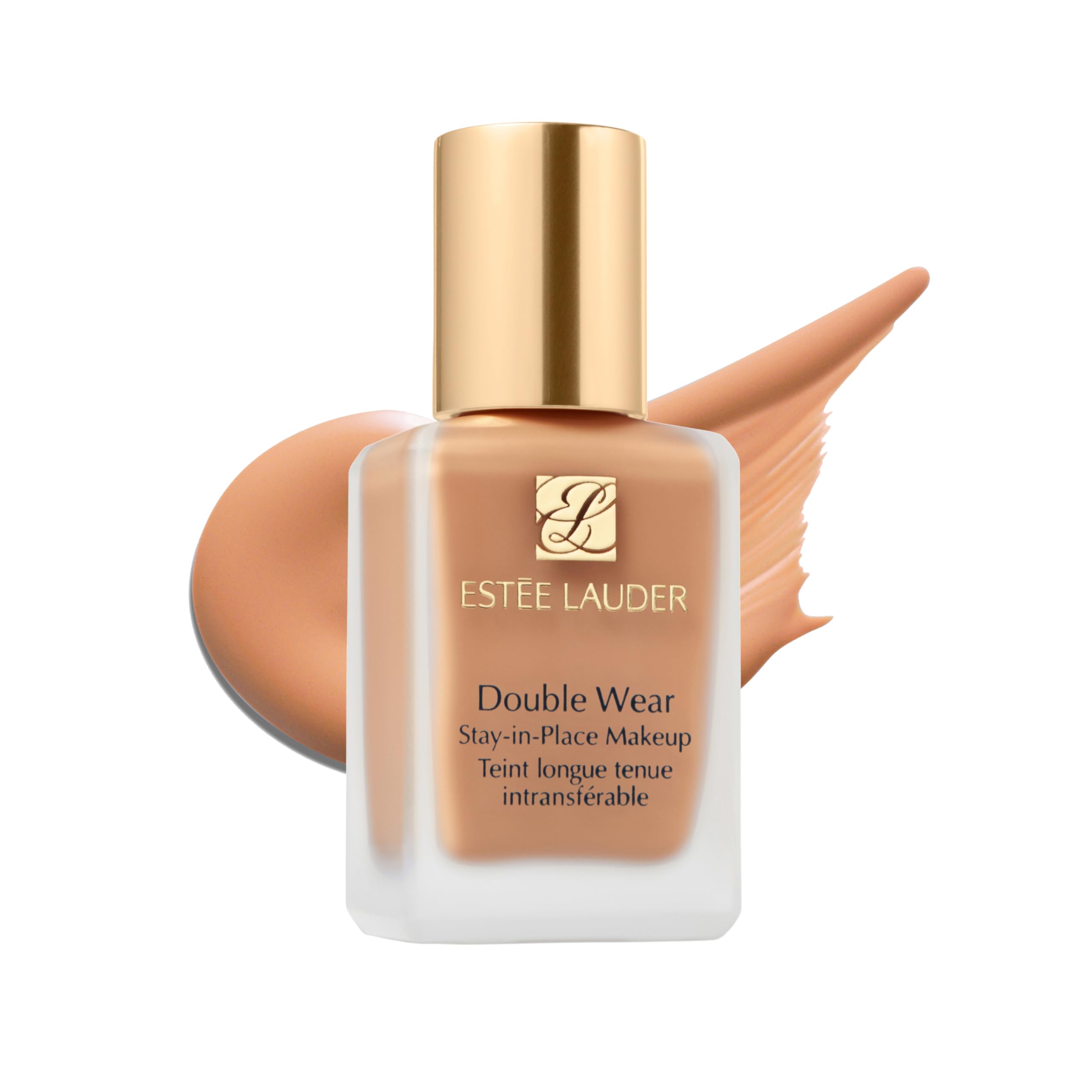 Estee Lauder Double Wear original formula 1oz bottle shows long-lasting, oil-free coverage.