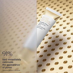 Smooth matte finish on skin after applying Estee Lauder Double Wear primer.