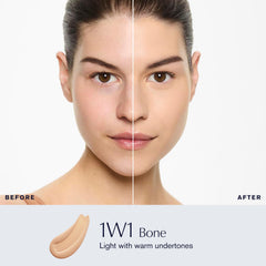 Estée Lauder Double Wear pump-dispense in action for easy application.