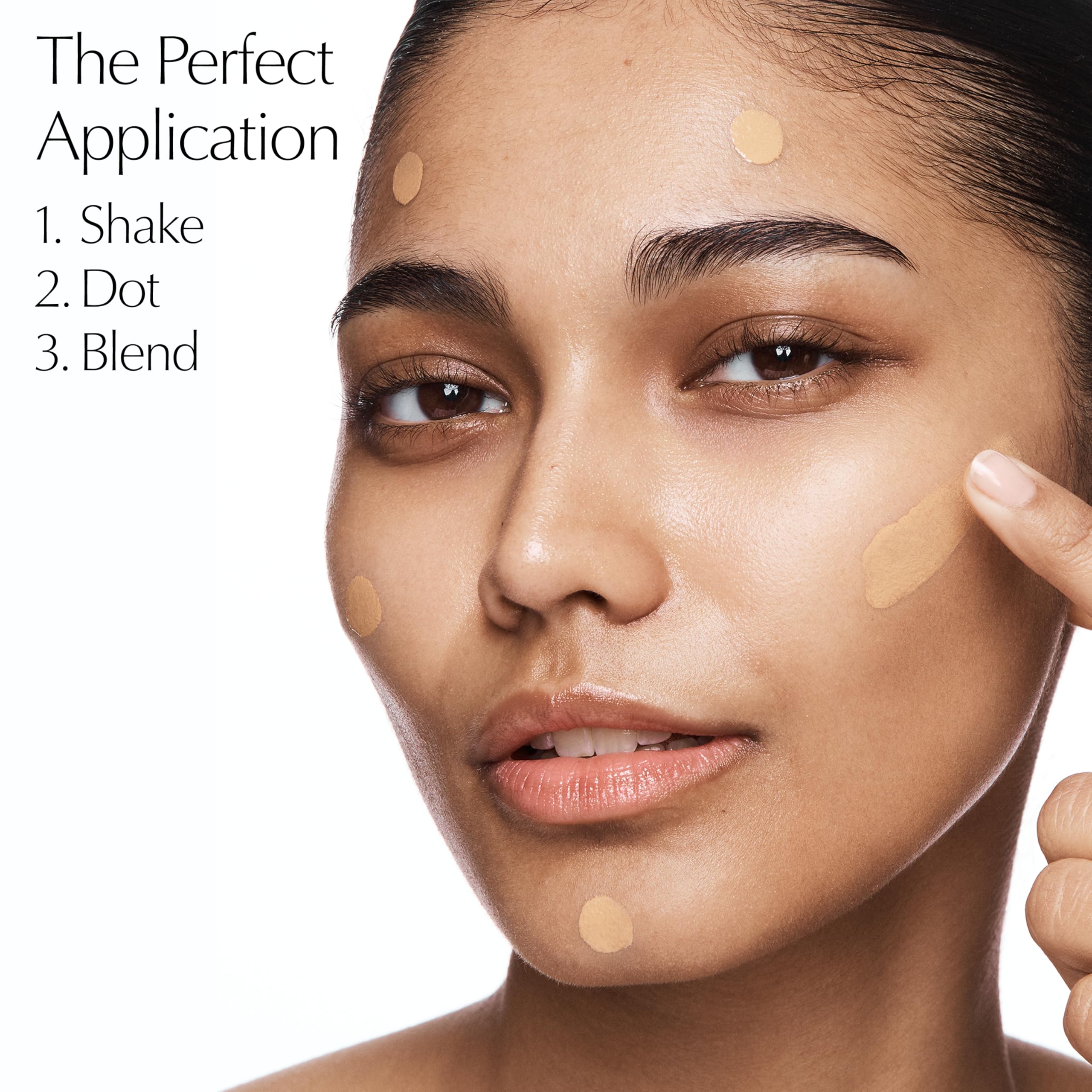 Estée Lauder Double Wear texture closeup highlights lightweight, breathable formula.