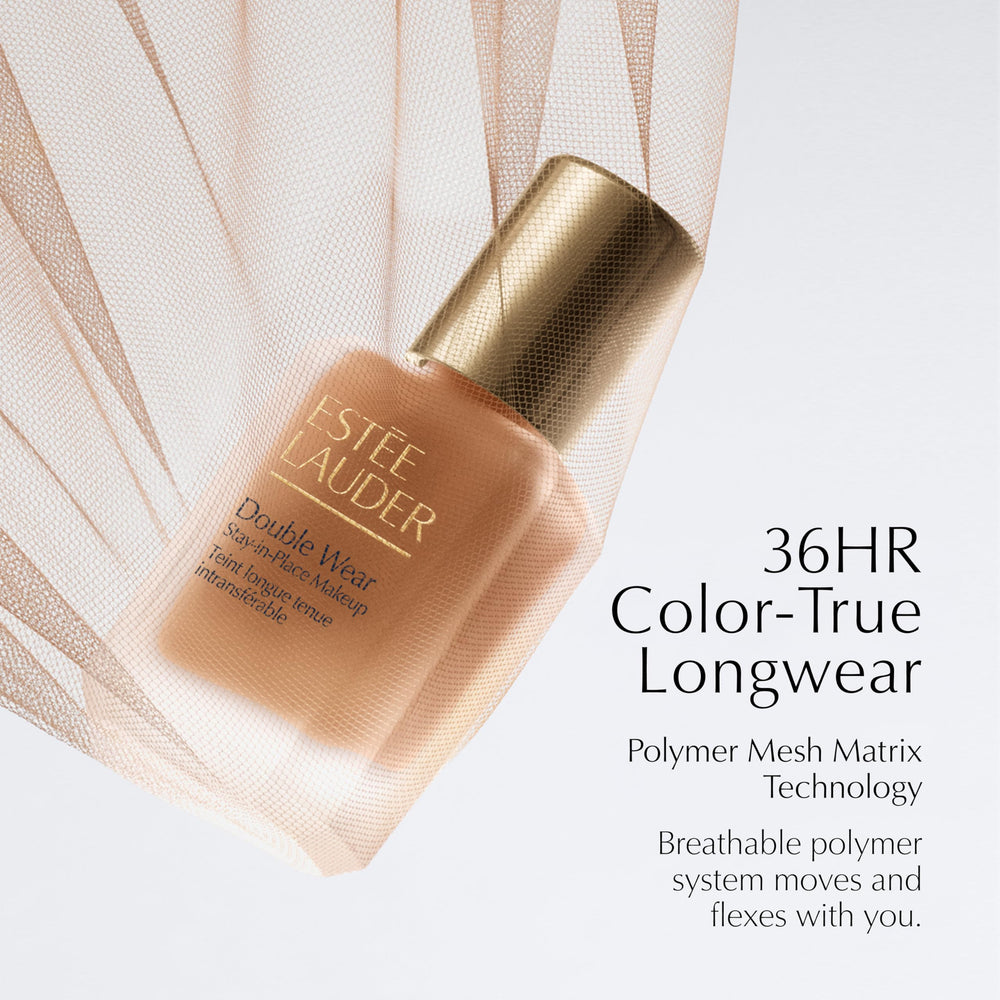 Estée Lauder Double Wear waterproof finish icon indicating long wear