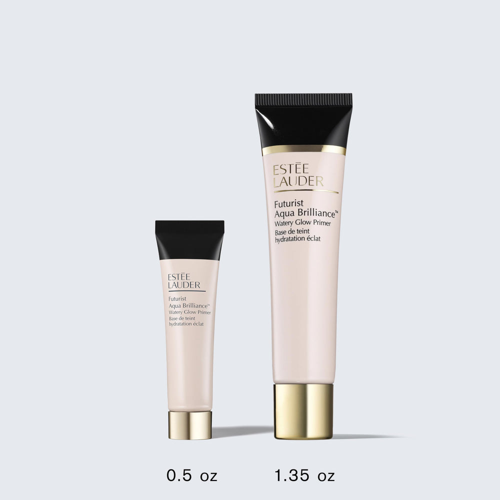 Estée Lauder Futurist Aqua Brilliance primer free-of-fragrance ensures comfortable wear.