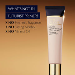Futurist Aqua Brilliance fortalece la barrera de la piel para mayor hidratación y protección.