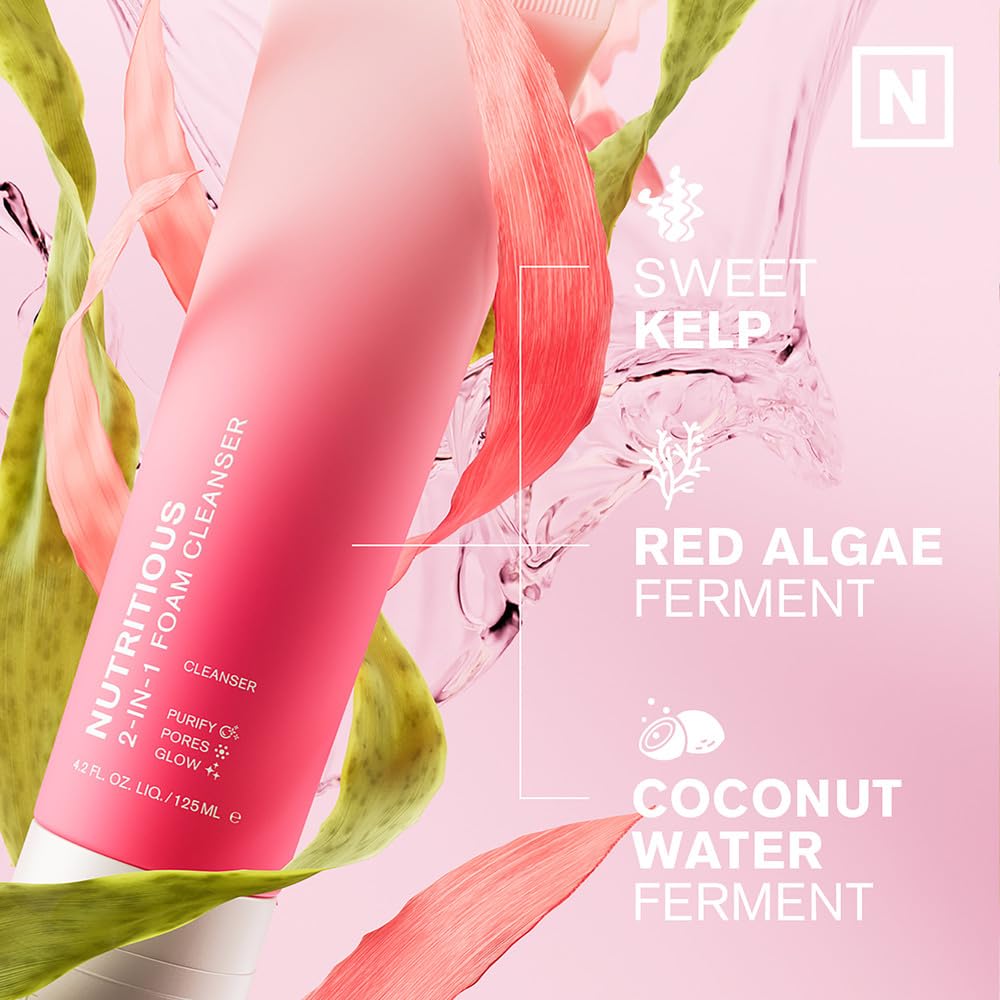 Niacinamide and Nutri-9 Complex detail highlighting skin-supporting ingredients.