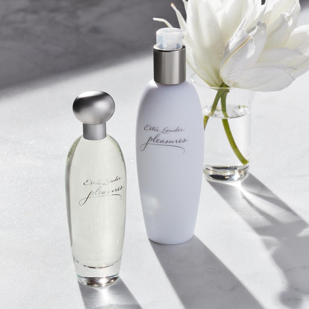 Estée Lauder Pleasures spring rain inspiration conveys airy, uplifting mood