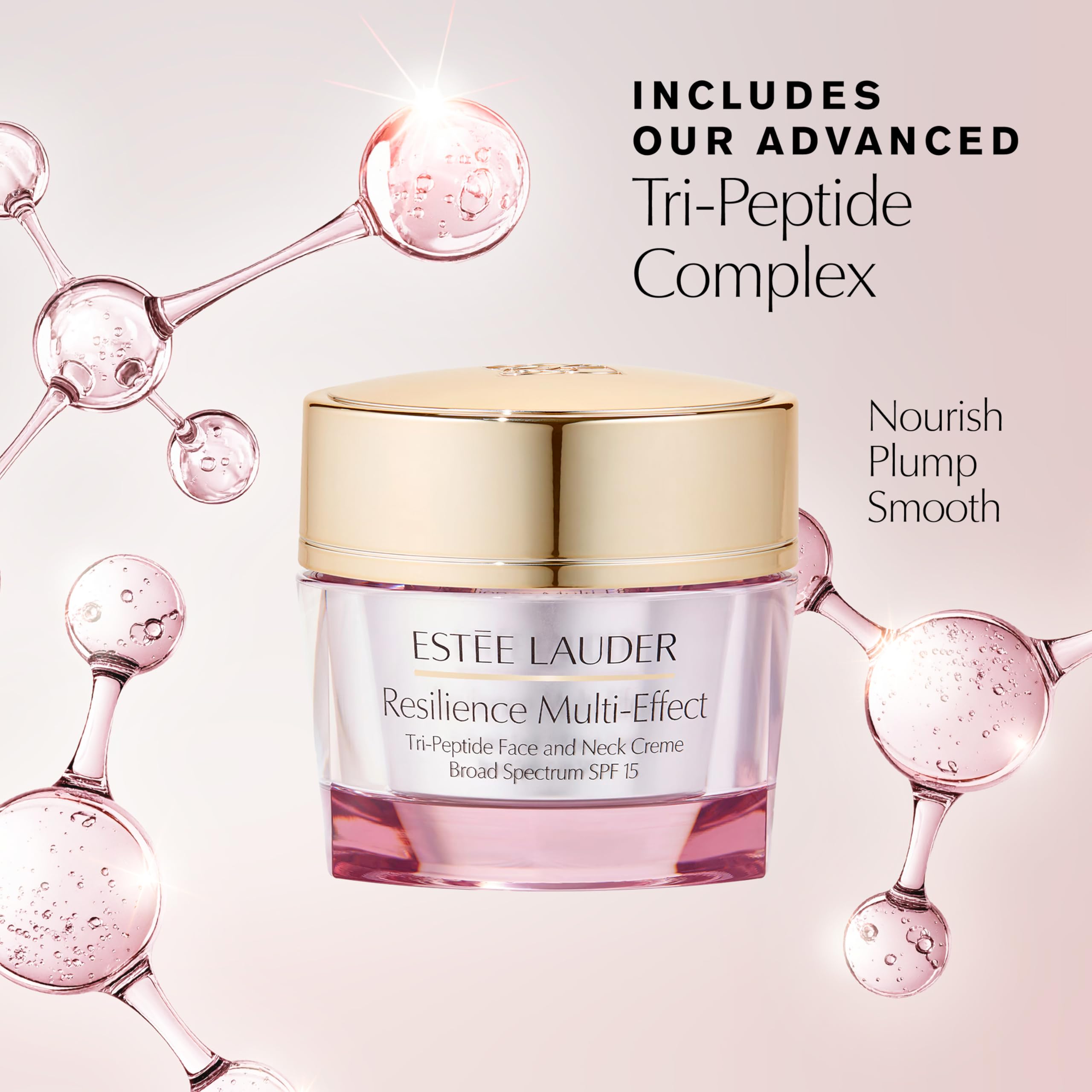 Estée Lauder Resilience neck detail suggesting multi-area care for cohesive skin tone.