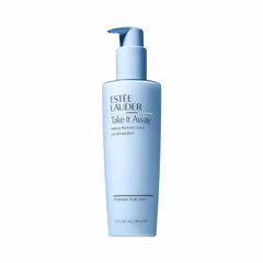 Estée Lauder Take It Away bottle close-up showing gentle makeup removal.
