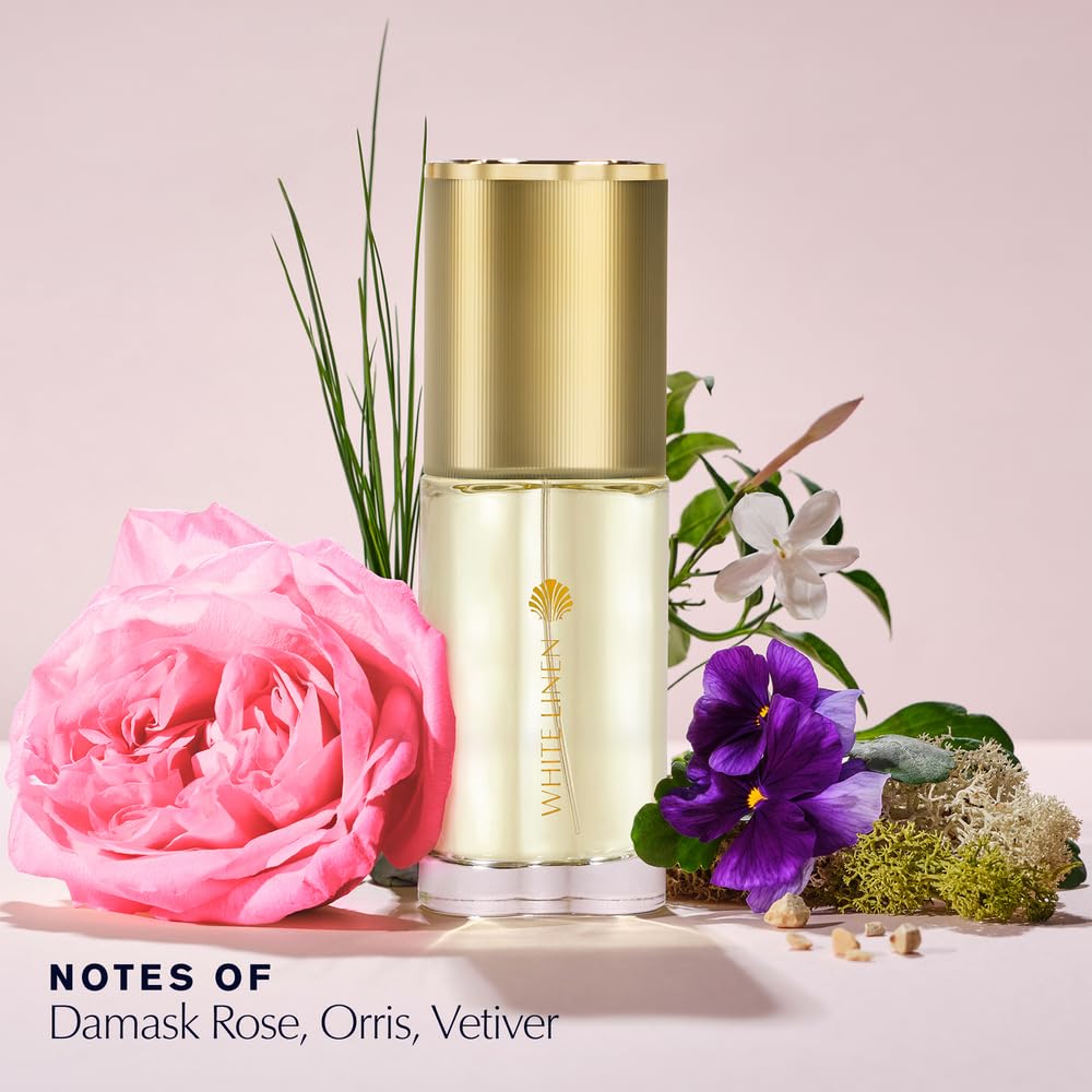 Estee Lauder White Linen EDP spray shown for everyday freshness