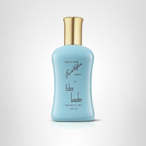 Estee Lauder Youth-Dew bottle lifestyle-nighttime suggests evening sophistication and iconic appeal