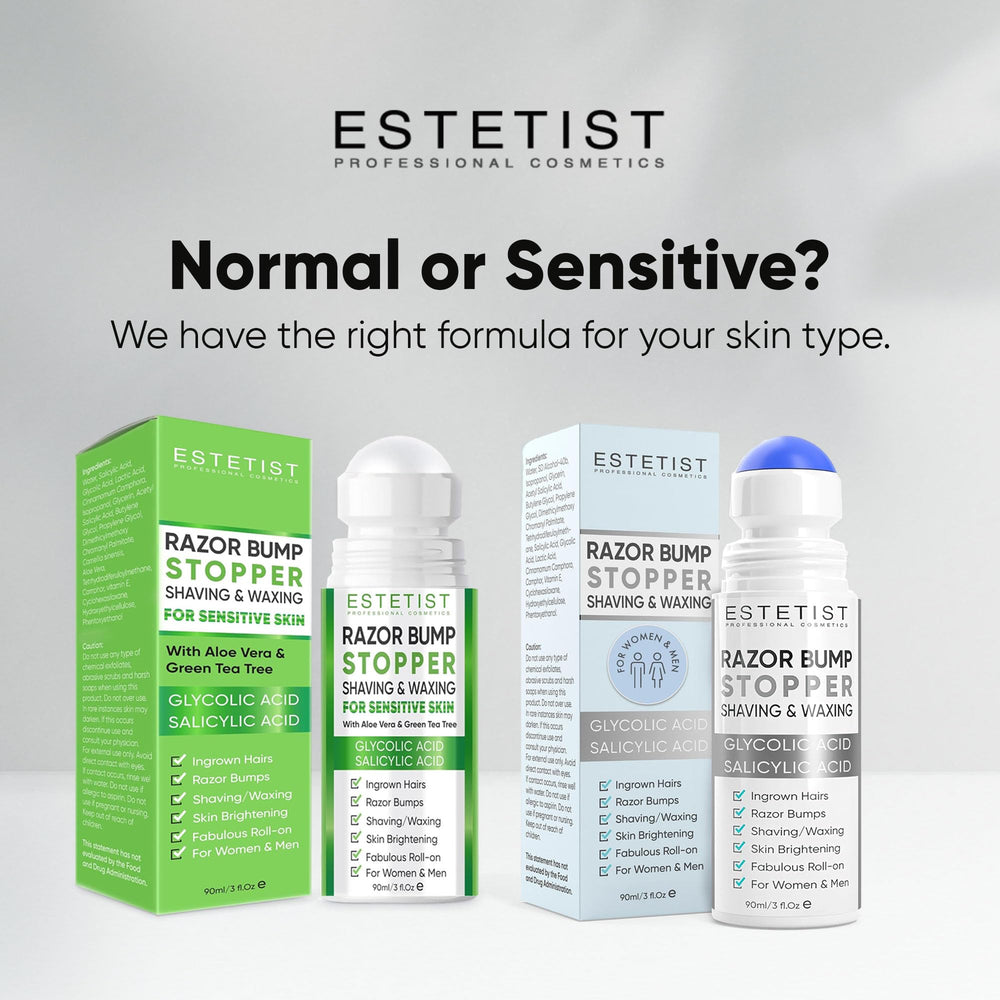 Estetist Razor Bump Stopper application tip for quick, non-sticky absorb