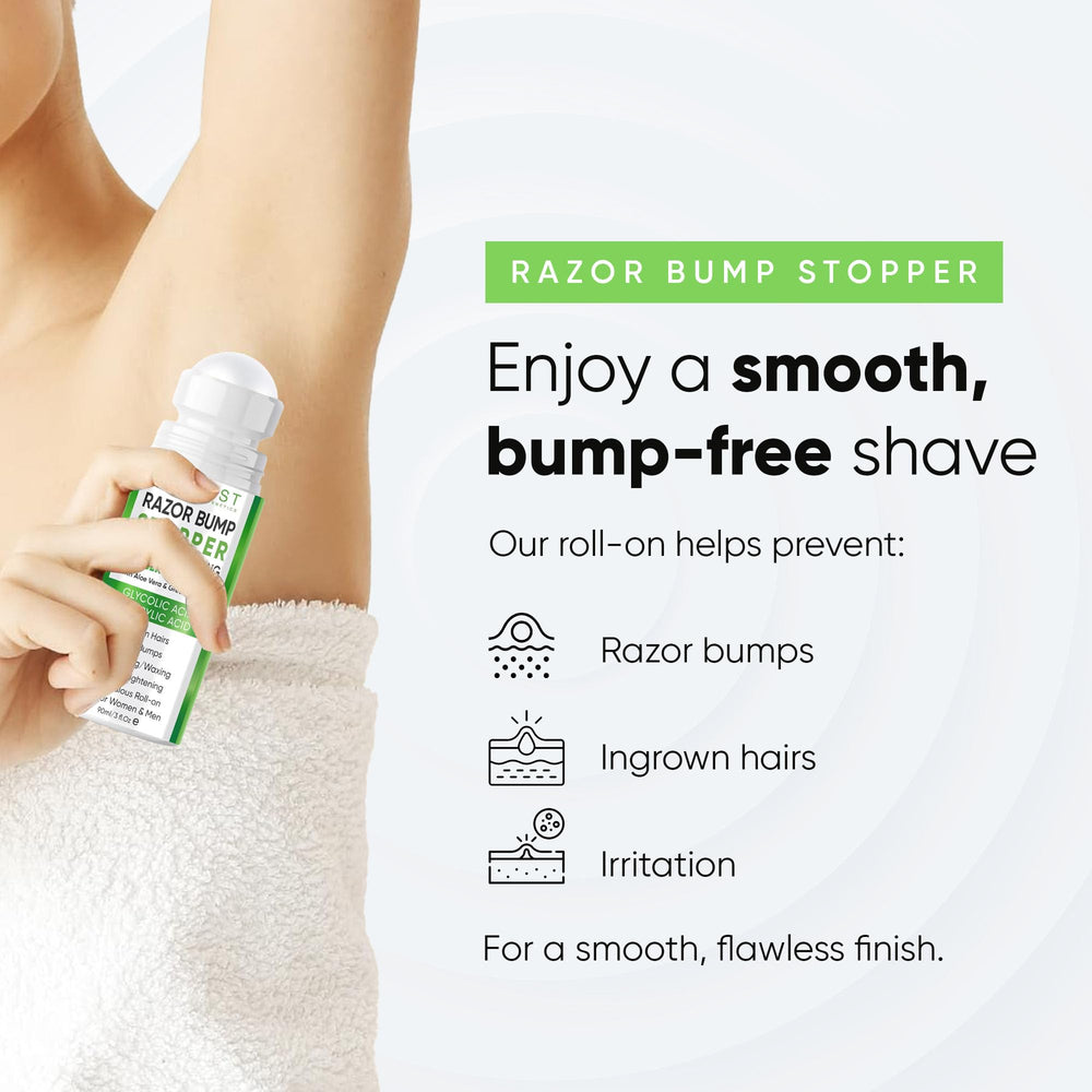 Estetist Razor Bump Stopper underarms roll-on soothes redness gently