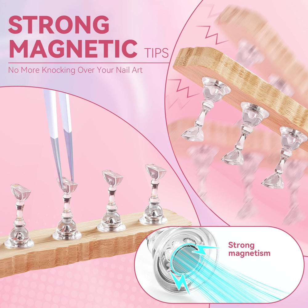 Includes double-sided tape to secure tips during nail art