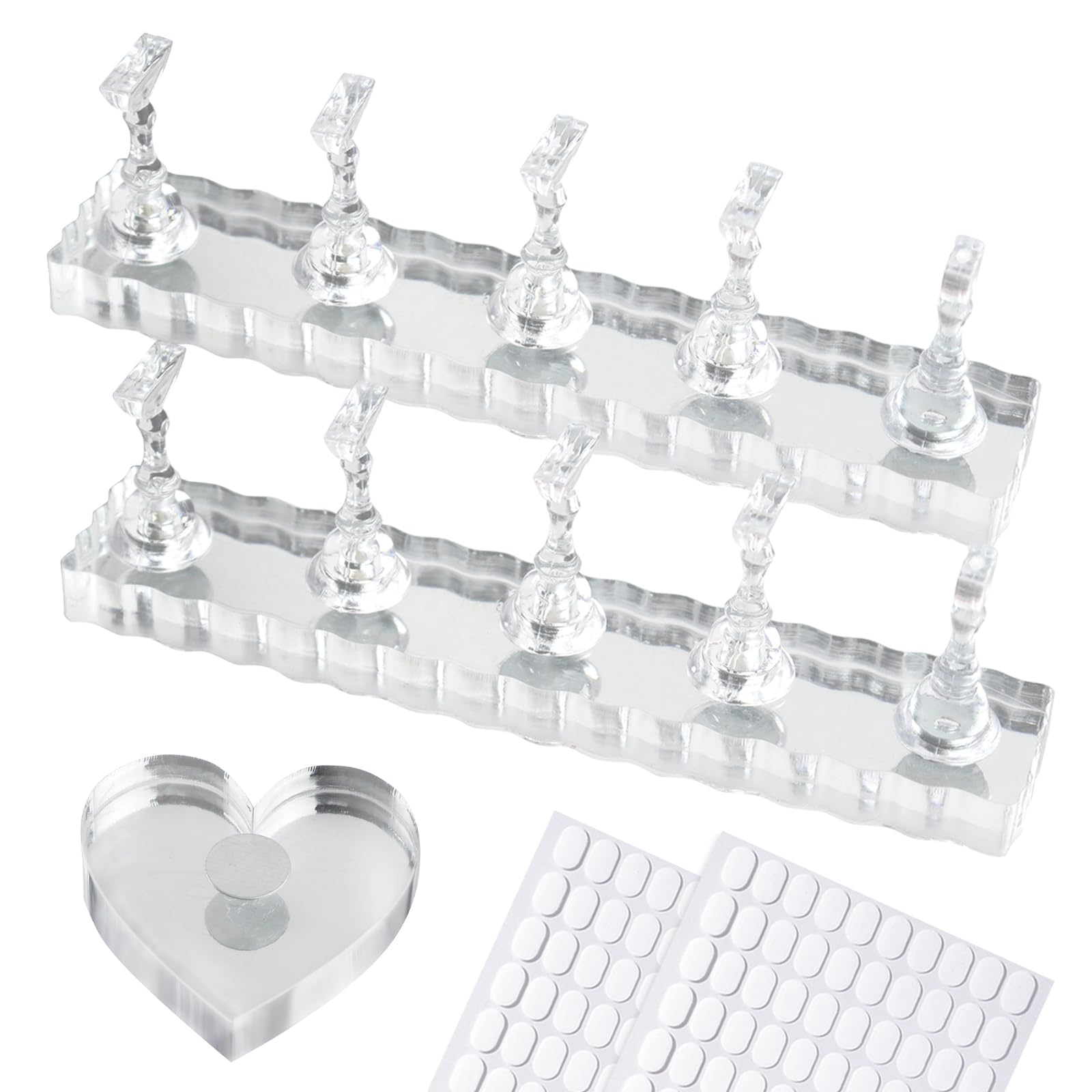 ESUOHYM nail stand magnetic base secures tips for precise painting