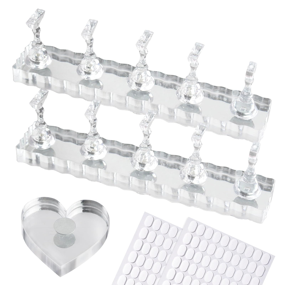 ESUOHYM nail stand magnetic base secures tips for precise painting
