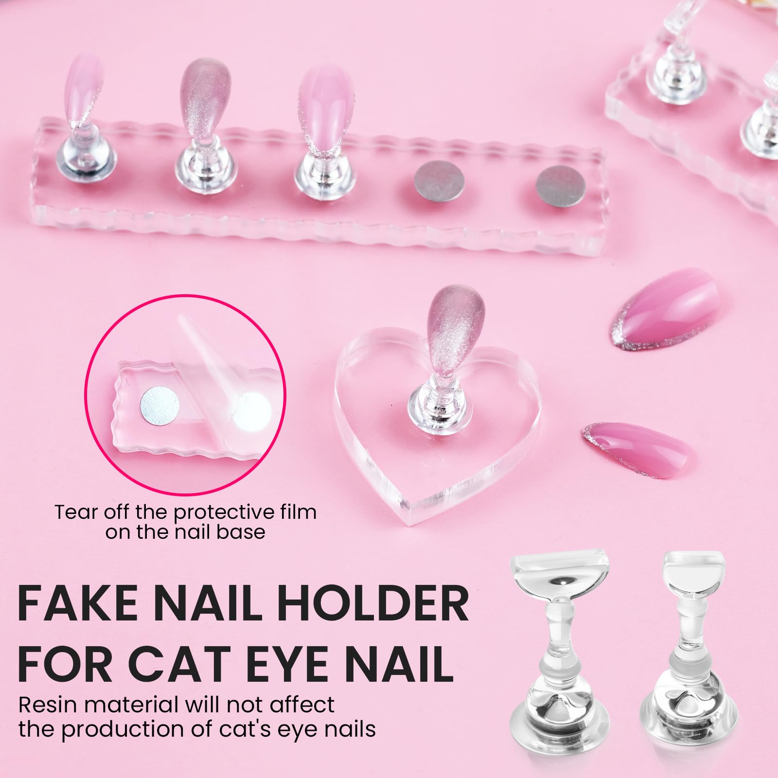 ESUOHYM two-shape base options for various nail styles