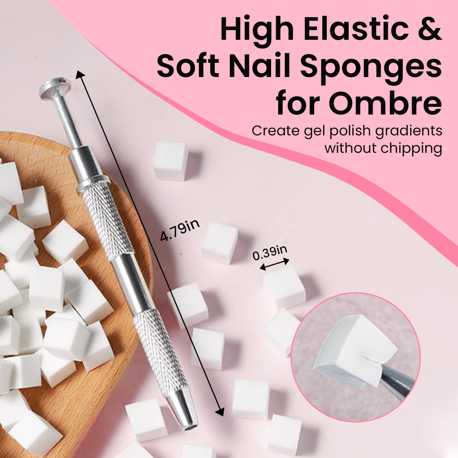 ESUOHYM easy-clean design keeps residue-free tools after use.