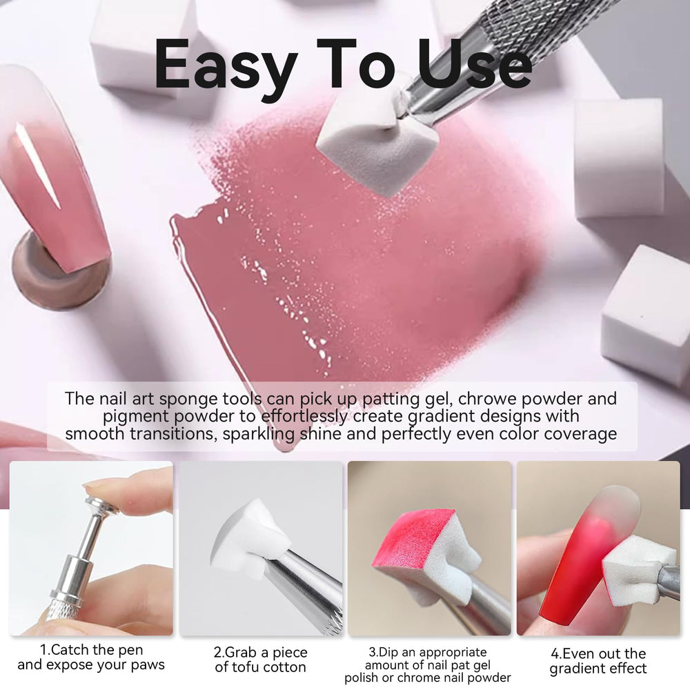 Esuohym ombre-gradient nail art tools for vivid transitions and consistent color fades.