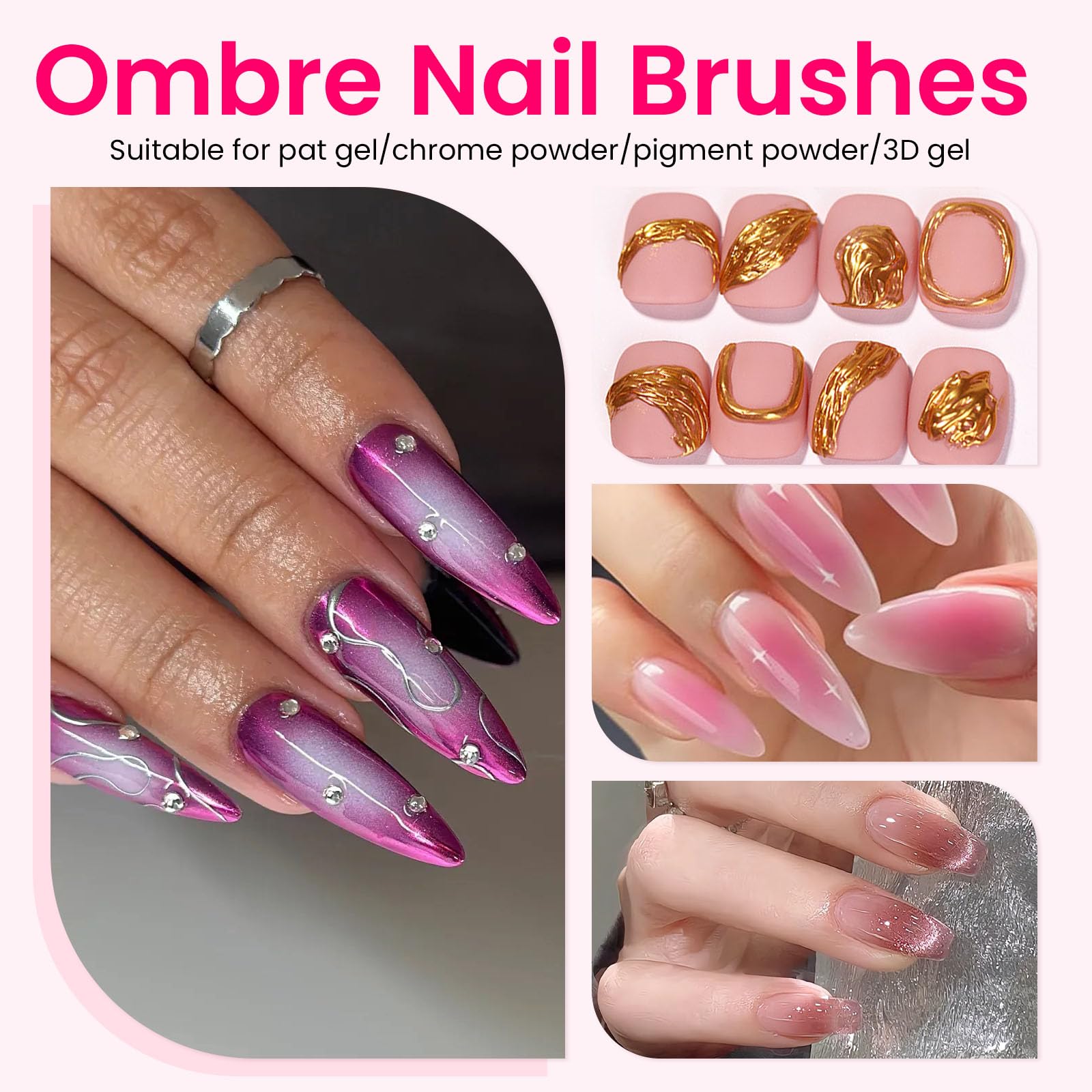 ESUOHYM ombre gradient nails enable seamless transitions and professional-looking results.