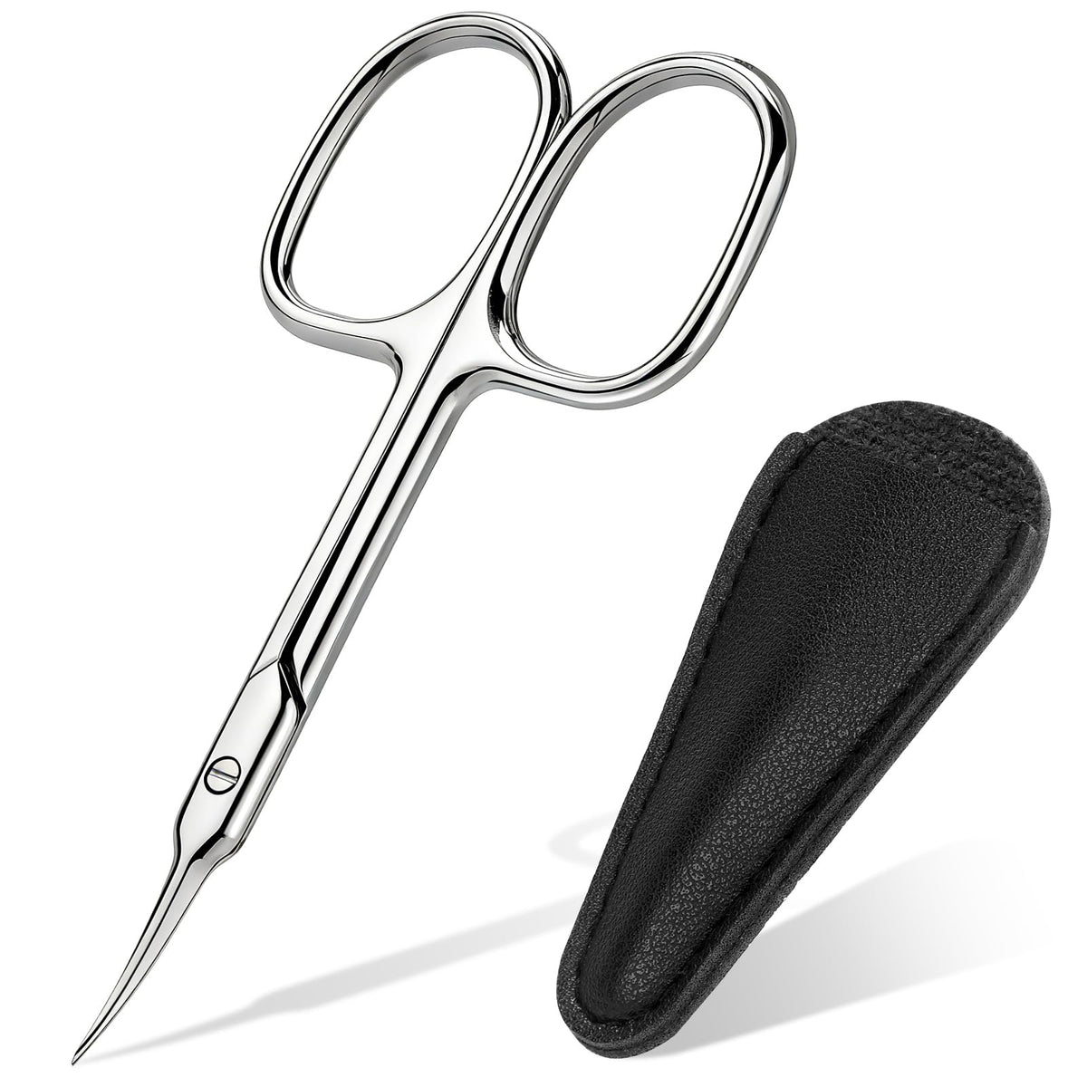 ESVIENS Cuticle Scissors with extra curved blade for precise trimming.