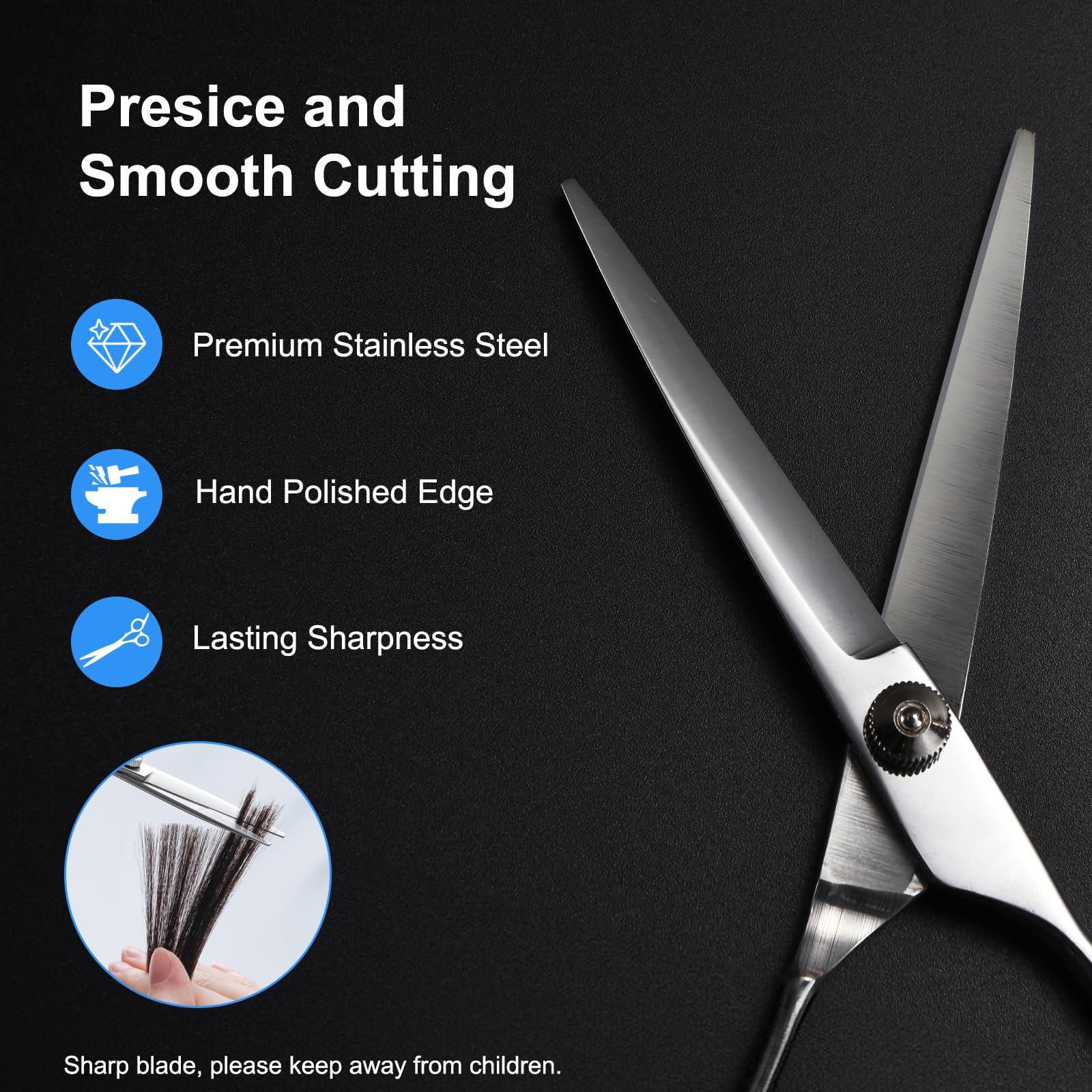 ESVIENS professional trimming kit includes comb for neat styling