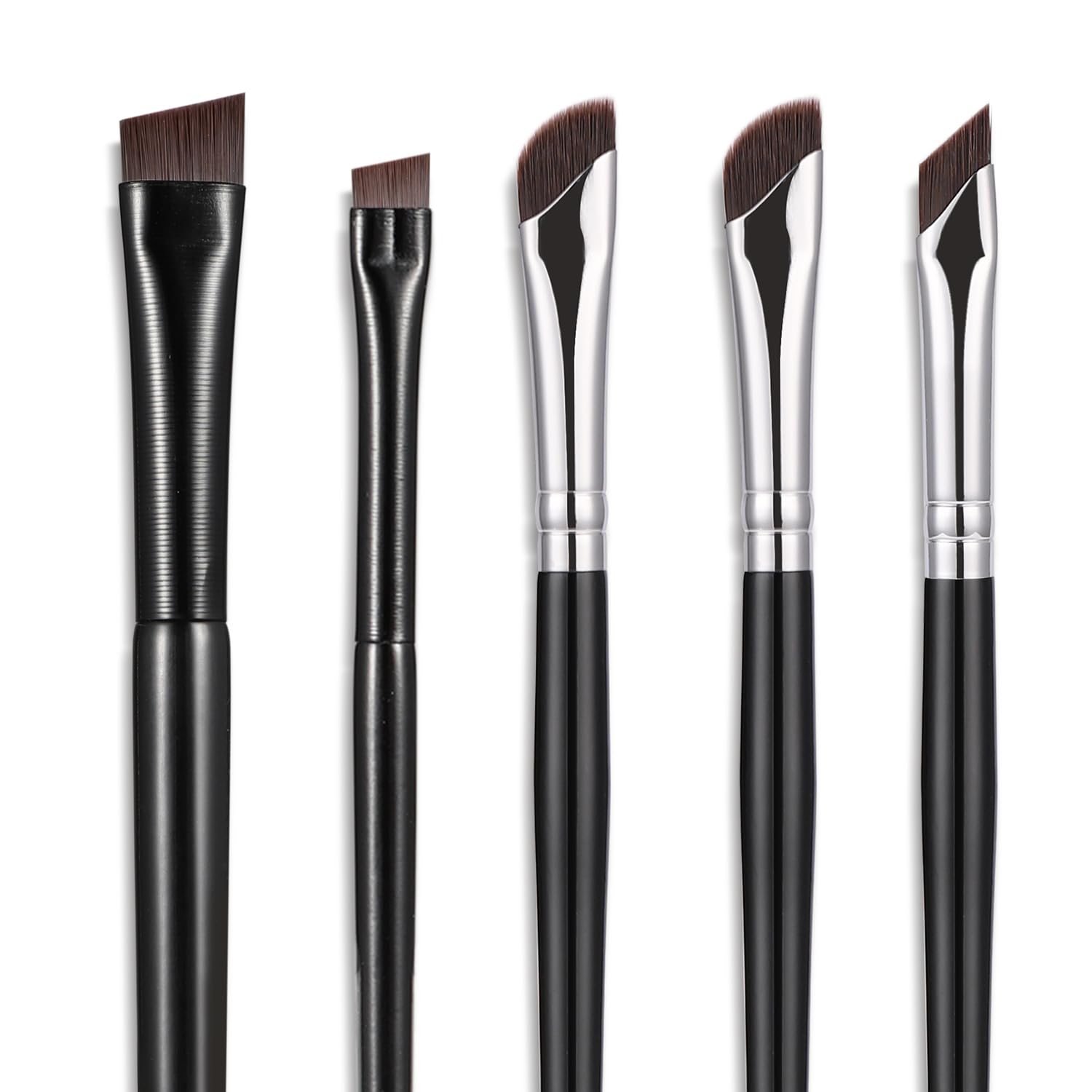 Etercycle eyeliner brush set full shot showing precision tools